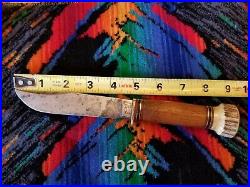 Pre WWII Vintage MSA CO. MARBLE'S 5 Expert Wood / Stag Bowie Knife Very Rare