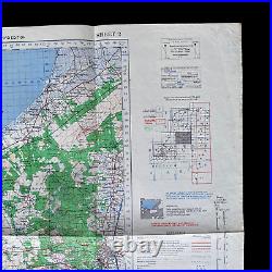 RARE 1943 WWII Special Edition Allied Airborne Paratrooper Map Market Garden