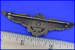 RARE AUTHENTIC NS Meyer Early WWII U. S Navy Pilot Aviator Wing 10k/Sterling USMC