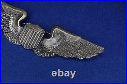RARE Authentic WWII CBI Theater Made Pilot Wing US Army Air Forces Corps AAF AAC