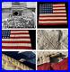 RARE Ensign US Navy WWII 9 Ft. Extremely Large 48 Star Ship Flag Theater Repairs