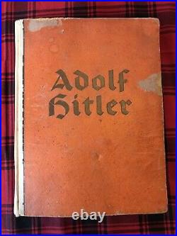 RARE German Adolf Hitler Book 1935 World War 2 Memorabilia WW2 Collectible