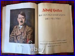 RARE German Adolf Hitler Book 1935 World War 2 Memorabilia WW2 Collectible