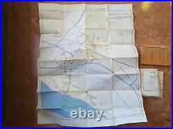 RARE German ww2 DAK Afrika Korps Maps Plans Alexandria 1940 Berlin Military Army