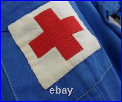 RARE Guild Antique WWII Field Worn US Army Red Cross Canteen Corps Uniform Dress