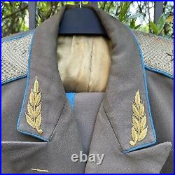 RARE ORIGINAL Post-WWII Russian Soviet 2-Star Security Service General's Uniform