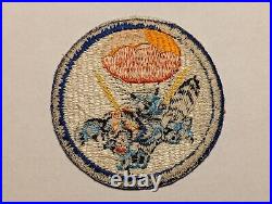 RARE ORIGINAL WW2 US ARMY 503rd AIRBORNE PARATROOPER PATCH EMBROIDERED CUT EDGE