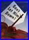 RARE ORIGINAL WWII Poster Don't Let Him Down 1941 by Lester T. Beall 30 x 40