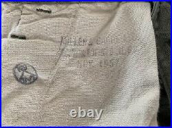 RARE Old Canada Paratrooper HBT Trousers Royal Canadian Army Korea WWII VTG 50s