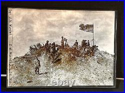 RARE! Original SGT JAMES MUNDELL WWII Photo IWO JIMA FLAG RAISING 21st 3d Mar