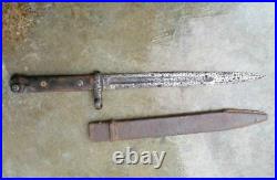 RARE Original USSR Soviet Russian WWII Early Knife Bayonet Tokarev SVT-40