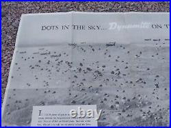 RARE Original WW2 Paratrooper Poster With Large Map WWII Operation Torch Airborne