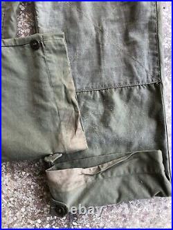 RARE Original WWII M43 Rigger Modified Paratrooper Jump Trousers 32x34 Near Mint