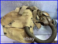 RARE Pre- WWII US Army Brown M1VA2 Service Gas Mask By Firestone Made August'41