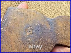 RARE SHW Fredrichstal PIONEER AXE HEAD WWII WW2 GERMAN HATCHET VINTAGE ANTIQUE