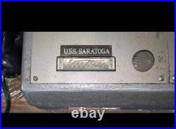 RARE U. S. Navy Ship Comm Control Panel USS Saratoga WWII WW2 World War II 2