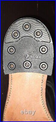 RARE USN WW2 Black Leather Shoes ORIGINAL WWII US Navy Leather Shoes USMC