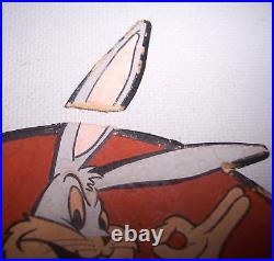 RARE Vintage WWII Warner Bros Bugs Bunny Nose Art Patch Artwork Harvard Airplane