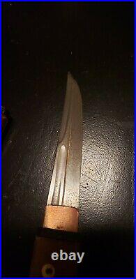 RARE WW2 Japanese SOLDIER'S SUICIDE KNIFE VERY SMALL FOR COCKPIT TANK O PILOT