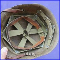 RARE WW2 Original WWII M1 Helmet Liner St Clair Low Pressure with Sgt's Rank