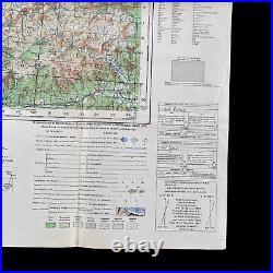 RARE WWII 1944 D-Day Operation Dragoon COLLOBRIERES Invasion Assault Map
