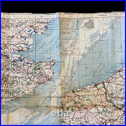RARE! WWII 1944 EINDHOVEN Mission Marked Operation Market Garden Navigation Map