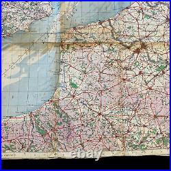 RARE! WWII 1944 EINDHOVEN Mission Marked Operation Market Garden Navigation Map