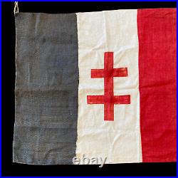 RARE! WWII 1944 Liberation of Paris Free France Resistance Liberation Flag (COA)