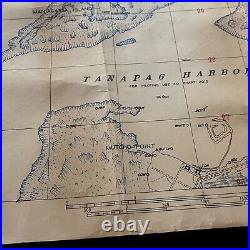 RARE! WWII 1944 Saipan 2nd Marine Division RESTRICTED Operation Forger Map #3