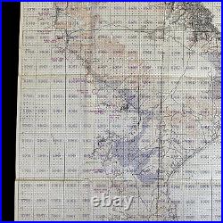 RARE WWII 1945 High Command Operation Coronet Sagami D-Day Beach Landing Map