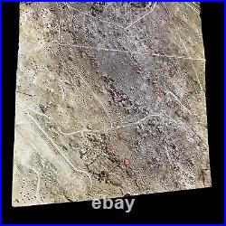 RARE! WWII 1945 Iwo Jima Pre-Invasion D-Day Japanese Defenses Aerial Photograph