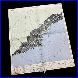 RARE! WWII 1945 Lt. Rix B-29 Navigator XXI Bomber Command KOBE Target Map 10A