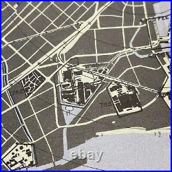 RARE! WWII 1945 Lt. Rix B-29 Navigator XXI Bomber Command KOBE Target Map 10A