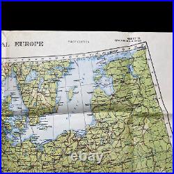 RARE! WWII 1st Edition Allied HQ European Theater Operational Planning Map