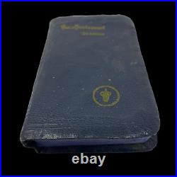 RARE WWII 2nd Brigade 8th Calvary Co. D Ernest H. Kunz 1941 Bible Leyte Pacific