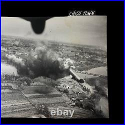 RARE WWII B-24 Liberator Honshu Mission Raid Photograph Pacific Theater