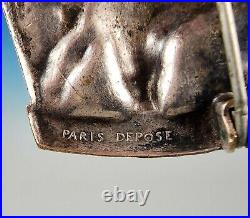RARE WWII French 1st DLM Metal Badge Light Mechanized Division Armored Cavalry