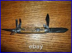 RARE WWII Imperial U. S. M. C. Pocket knife blade just marked MADE in the U. S. A