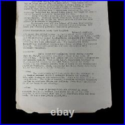 RARE WWII June 14th 1943 USS Thomas Stone European Pacific Theater Combat Report
