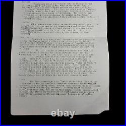 RARE WWII June 16th 1943 USS Thomas Stone European Pacific Theater Combat Report