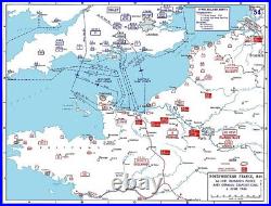 RARE! WWII June 6th 1944 D-Day Normandy Original Combat Invasion Report (COA)