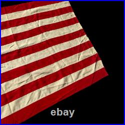 RARE! WWII Landing Craft 48 Star Flag Ensign No. 9 Salty Theater Flown LCI LCT
