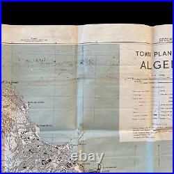 RARE! WWII Operation Torch Nov. 1942 U. S. Amphibious Invasion Map Alger Harbor