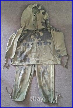 RARE WWII Original Soviet Amoeba 91/30 Mosin Nagant Sniper Camouflage Suit