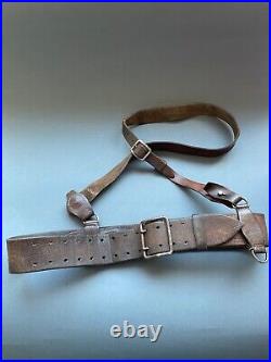 RARE WWII Original leather belt Harness for RKKA M1932