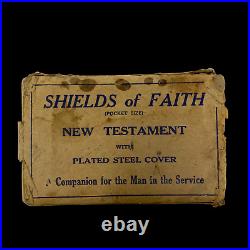 RARE! WWII Pvt. Suddith Soldier's Heart Shield Bible with Original Factory Cover