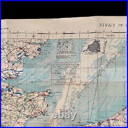 RARE WWII R. A. F. (WAR) Operation Market Garden Southern Route Air Navigation Map