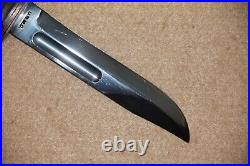 RARE WWII ROBESON USMC FIGHTING KNIFE WithSHEATH RESTORED