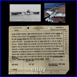 RARE WWII Ryukyu Campaign Iwo Jima (1945) USS Hornet CV-12 Combat Strike Report