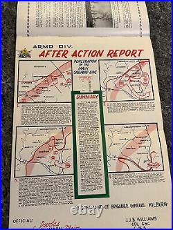 RARE WWII THUNDERBOLTS 11TH ARMORED DIVISION YEARBOOK WITH KIA's from WW2